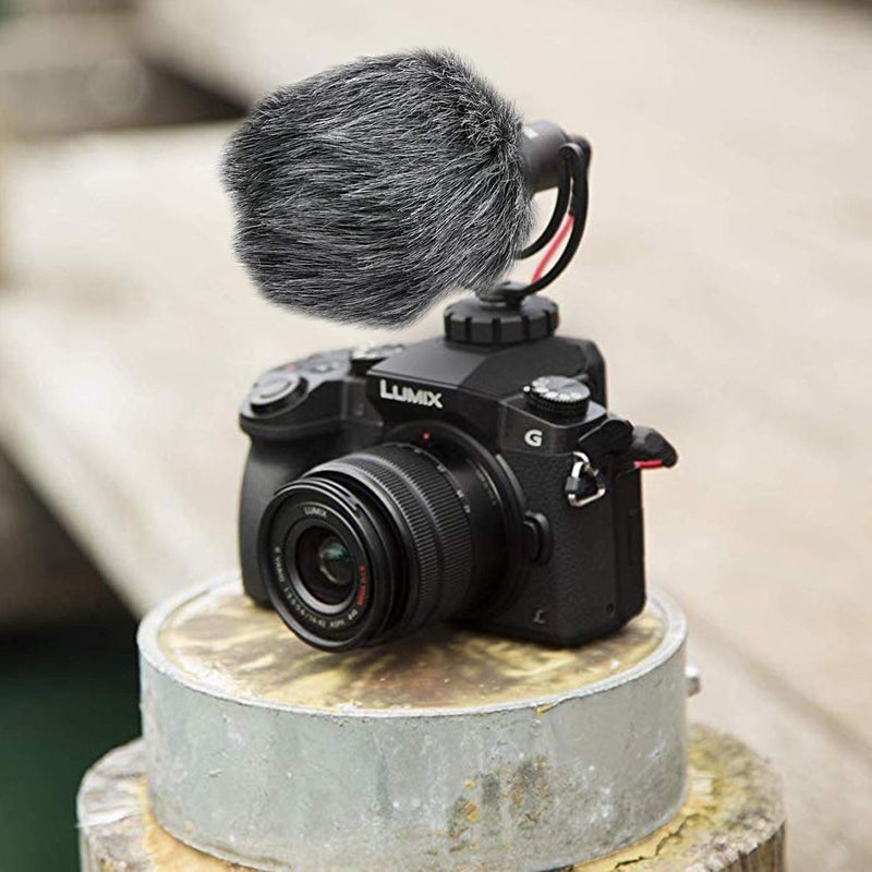 SUNMON Furry Windscreen Muff, Mic Pop Filter/Foam Wind Cover fits for Rode VideoMicro and VideoMic Me Me-L Microphone by SUNMON - Image 5
